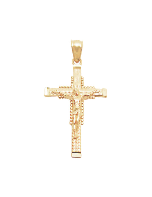 Gold Cross Necklace Pendant Gold Crucifix 10K Yellow Gold