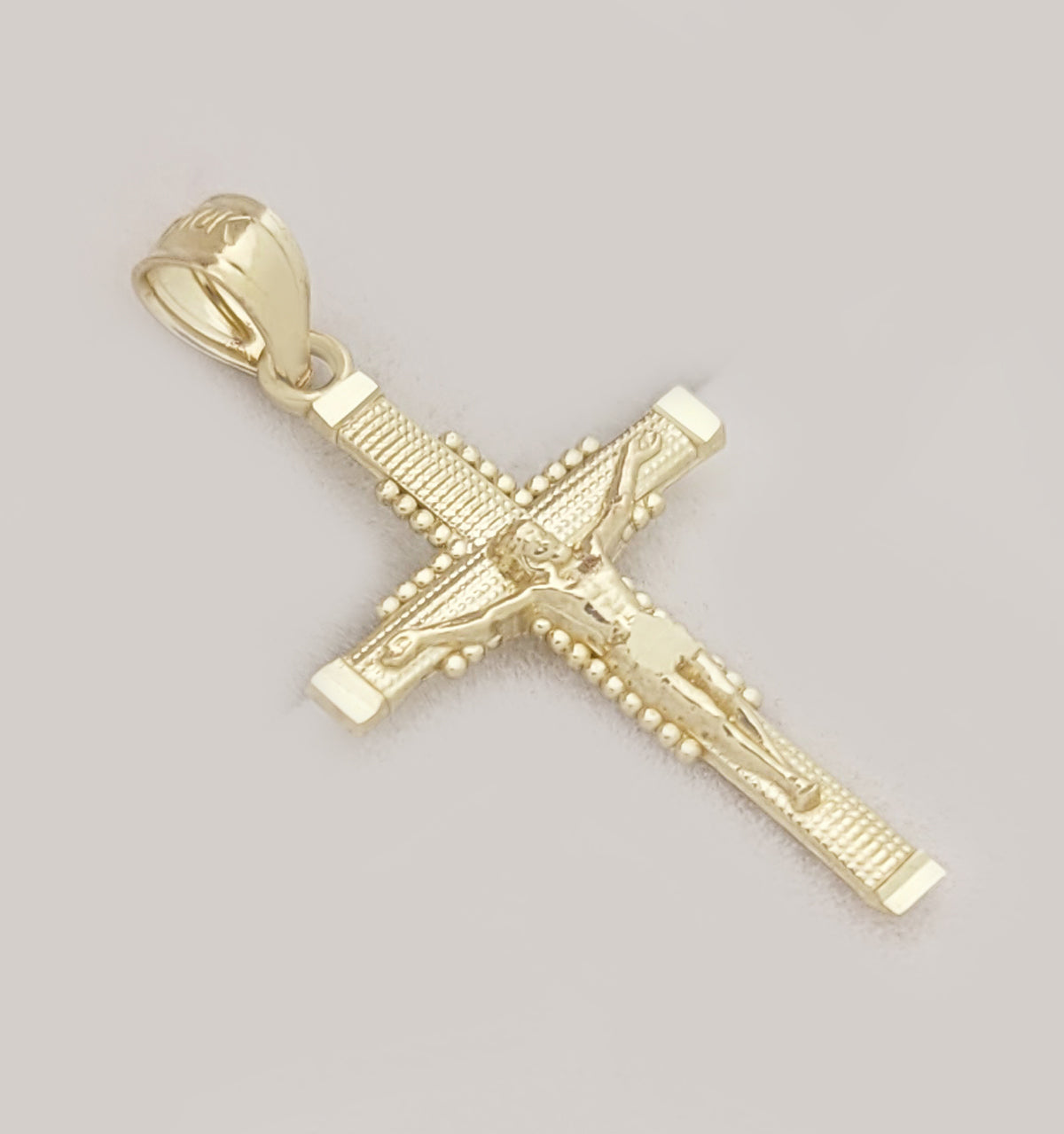 Gold Cross Necklace Pendant Gold Crucifix 10K Yellow Gold